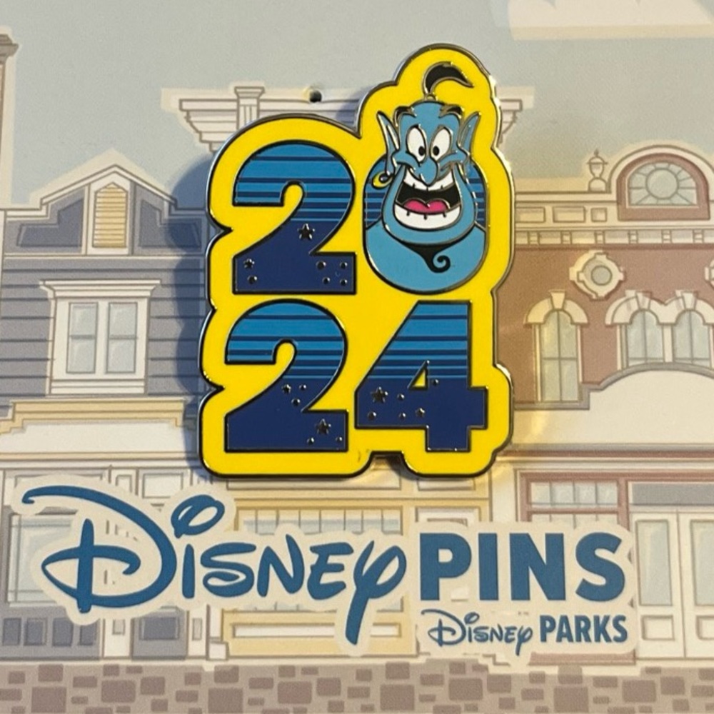 Disney Parks Genie Dated Year 2024 Booster Pin Aladdin Villain Jafar Princess